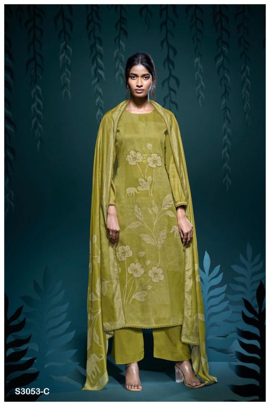 Ganga Bhanuja 3053 wholesale catalogue salwar kameez