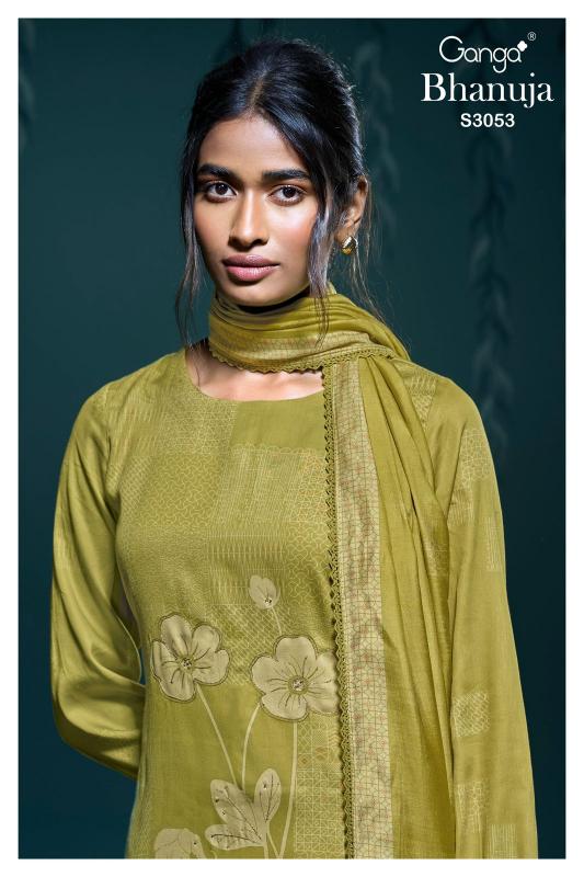 Ganga Bhanuja 3053 wholesale catalogue salwar kameez