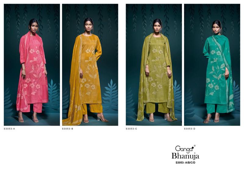 Ganga Bhanuja 3053 wholesale catalogue salwar kameez