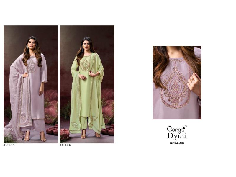 Ganga Dyuti 3144 wholesale latest salwar kameez designs catalogue