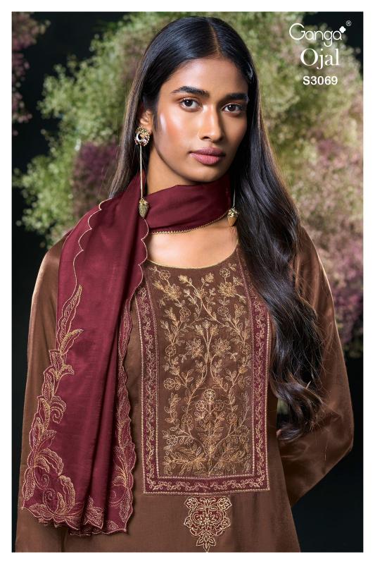 Ganga Ojal 3069 indian salwar kameez wholesaler