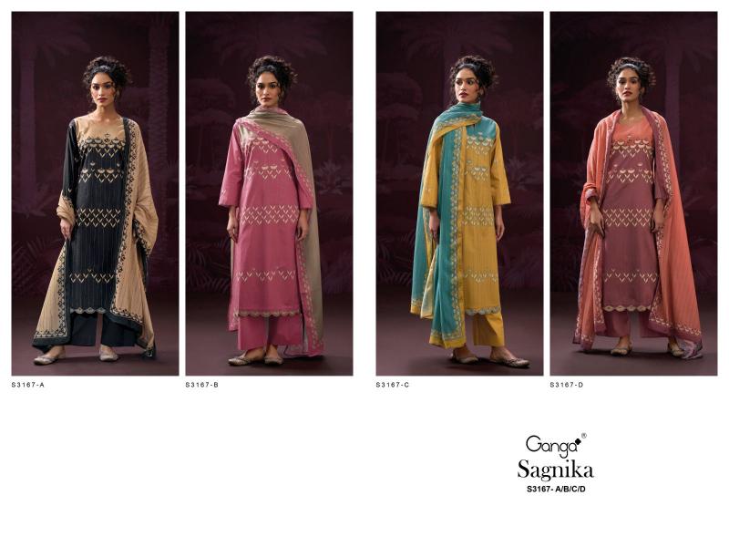 Ganga Sagnika 3167 catalog www wholesale salwar kameez with price