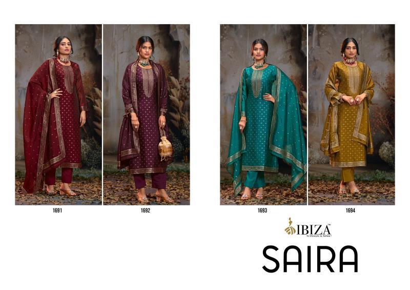 Ibiza Saira 1691 to 1694 Catalog silk salwar kameez wholesalers