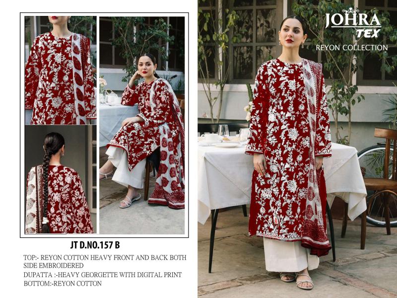 Johra Tex 157 ABCD Embroidered Pakistani suit design