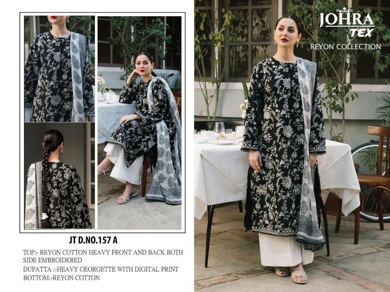 Johra Tex 157 ABCD Embroidered Pakistani suit design