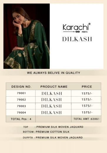 Karachi Prints Dilkash Catalog mumbai wholesale salwar kameez