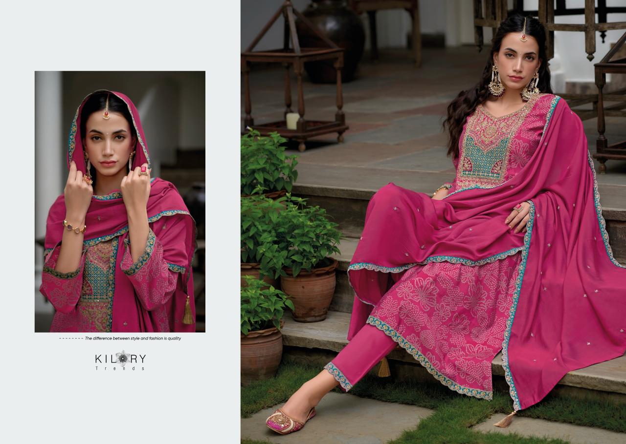Kilory The Story Of Bandhej work salwar kameez wholesale