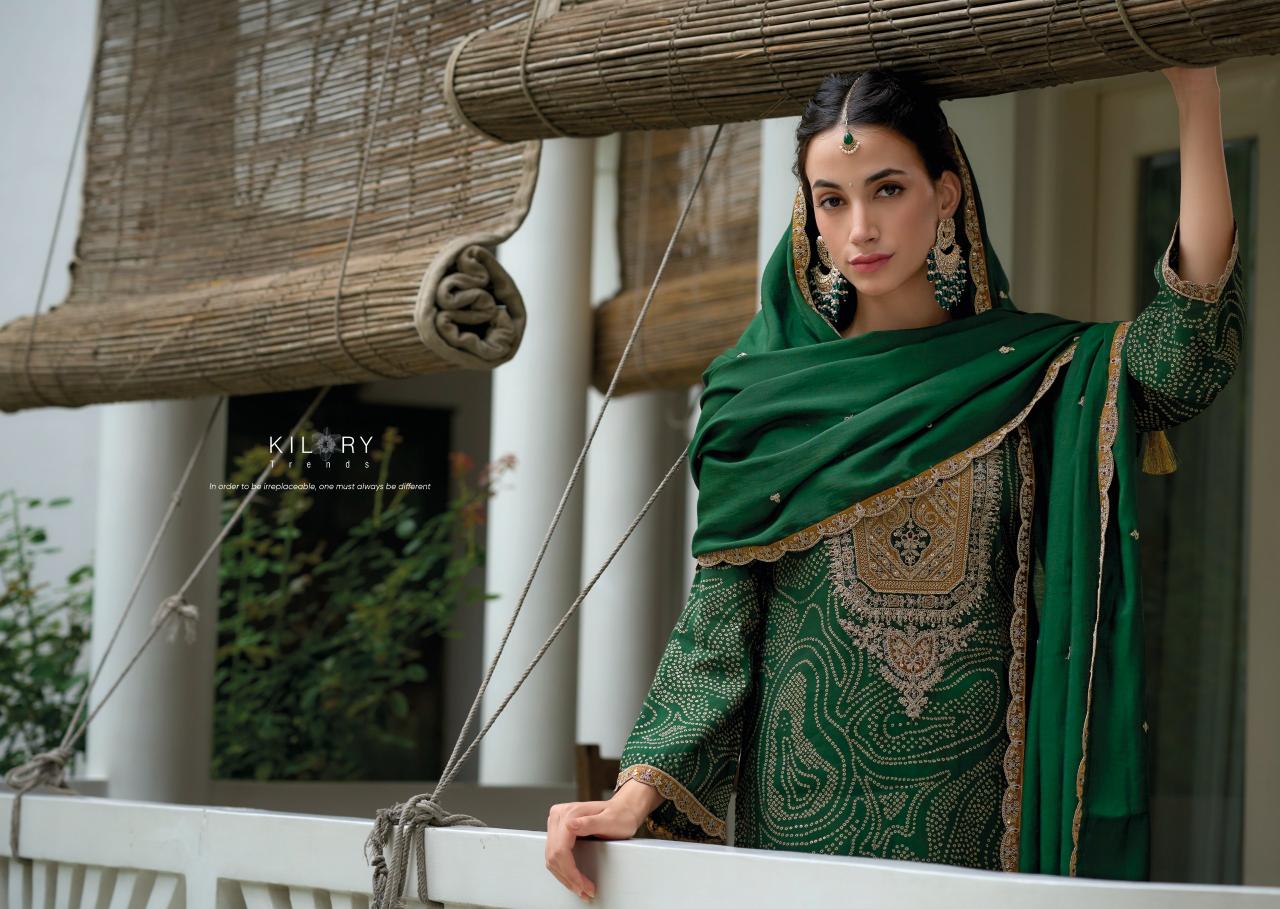 Kilory The Story Of Bandhej work salwar kameez wholesale