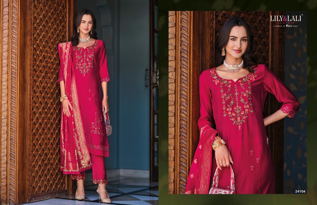 Lily & Lali Hasmeena Vol 5 Catalog branded kurtis name list in india for franchise