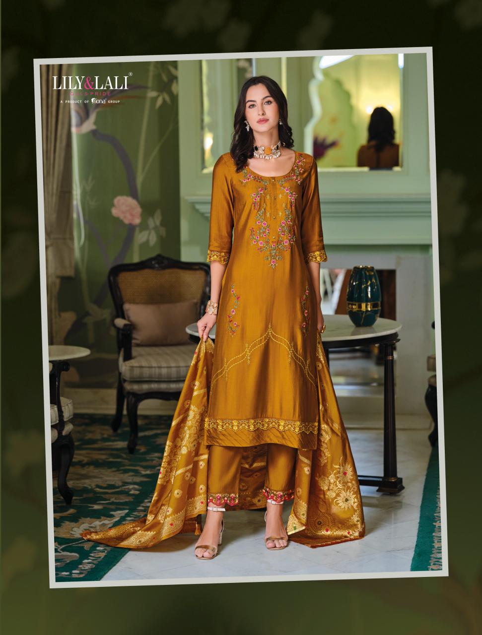 Lily & Lali Hasmeena Vol 5 Catalog branded kurtis name list in india for franchise