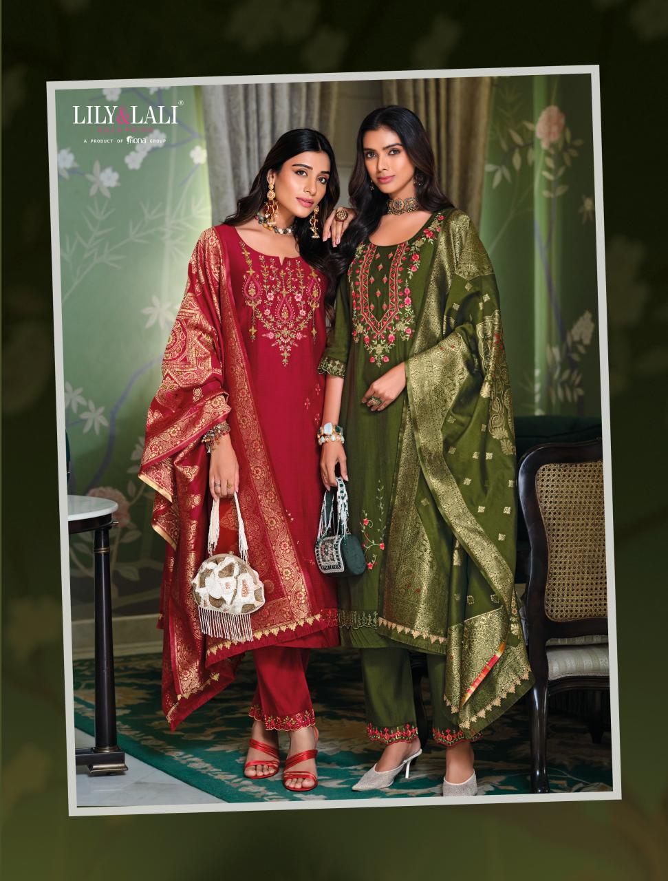 Lily & Lali Hasmeena Vol 5 Catalog branded kurtis name list in india for franchise