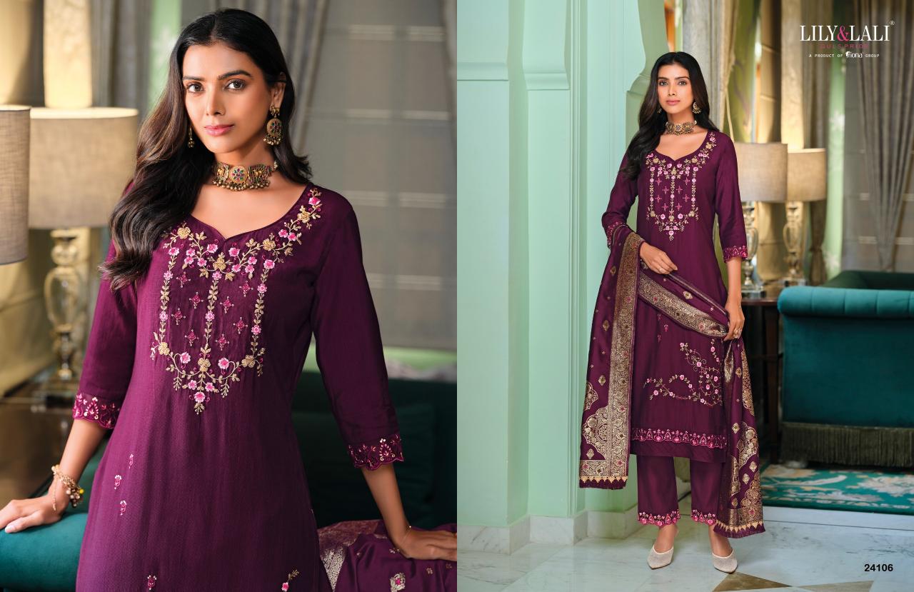 Lily & Lali Hasmeena Vol 5 Catalog branded kurtis name list in india for franchise