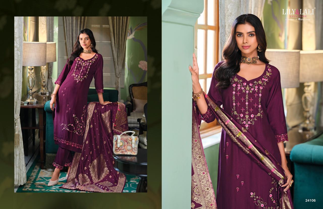 Lily & Lali Hasmeena Vol 5 Catalog branded kurtis name list in india for franchise