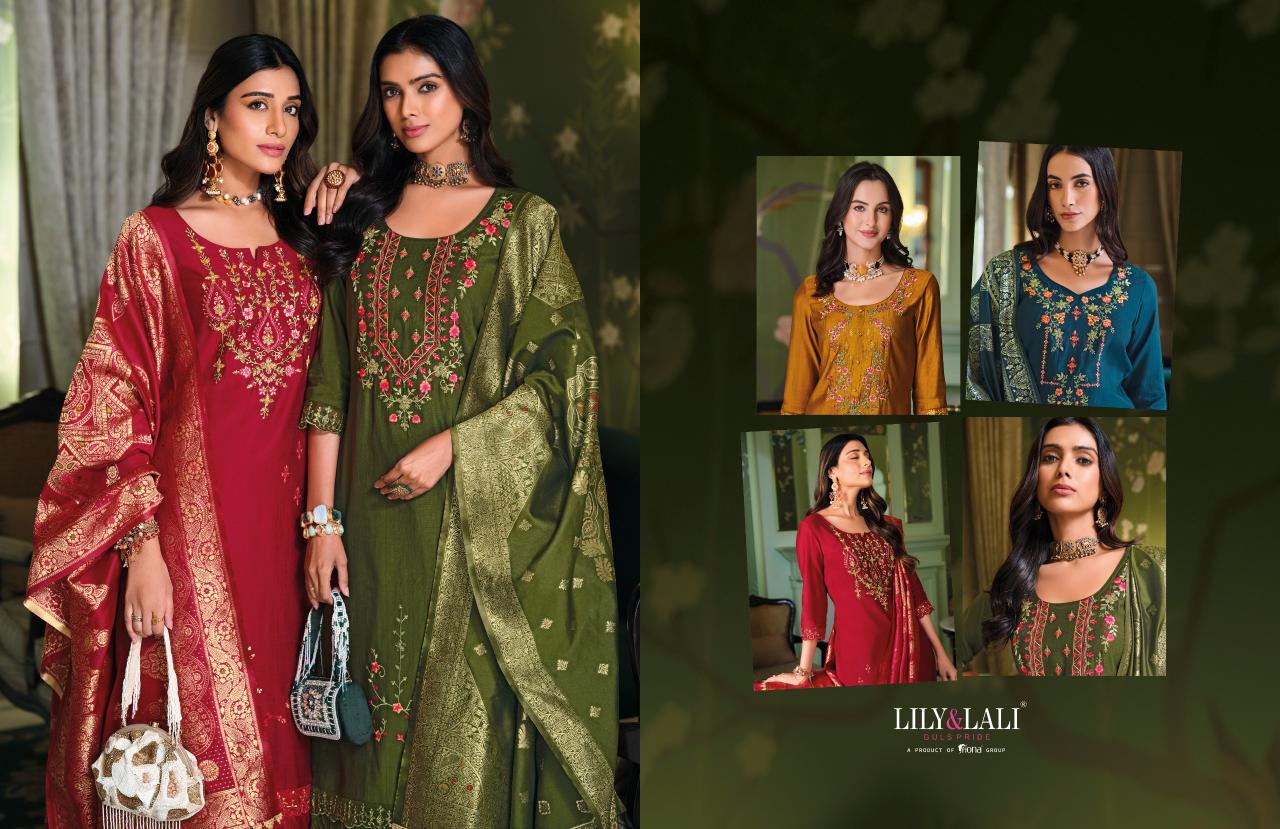 Lily & Lali Hasmeena Vol 5 Catalog branded kurtis name list in india for franchise