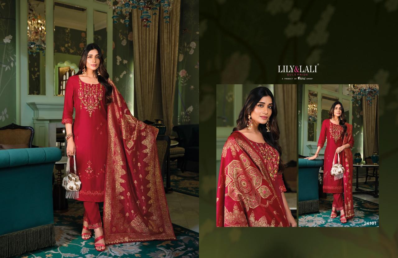 Lily & Lali Hasmeena Vol 5 Catalog branded kurtis name list in india for franchise