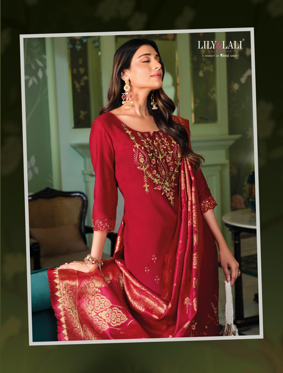 Lily & Lali Hasmeena Vol 5 Catalog branded kurtis name list in india for franchise