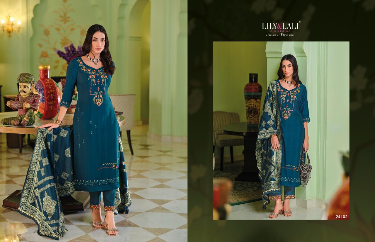 Lily & Lali Hasmeena Vol 5 Catalog branded kurtis name list in india for franchise