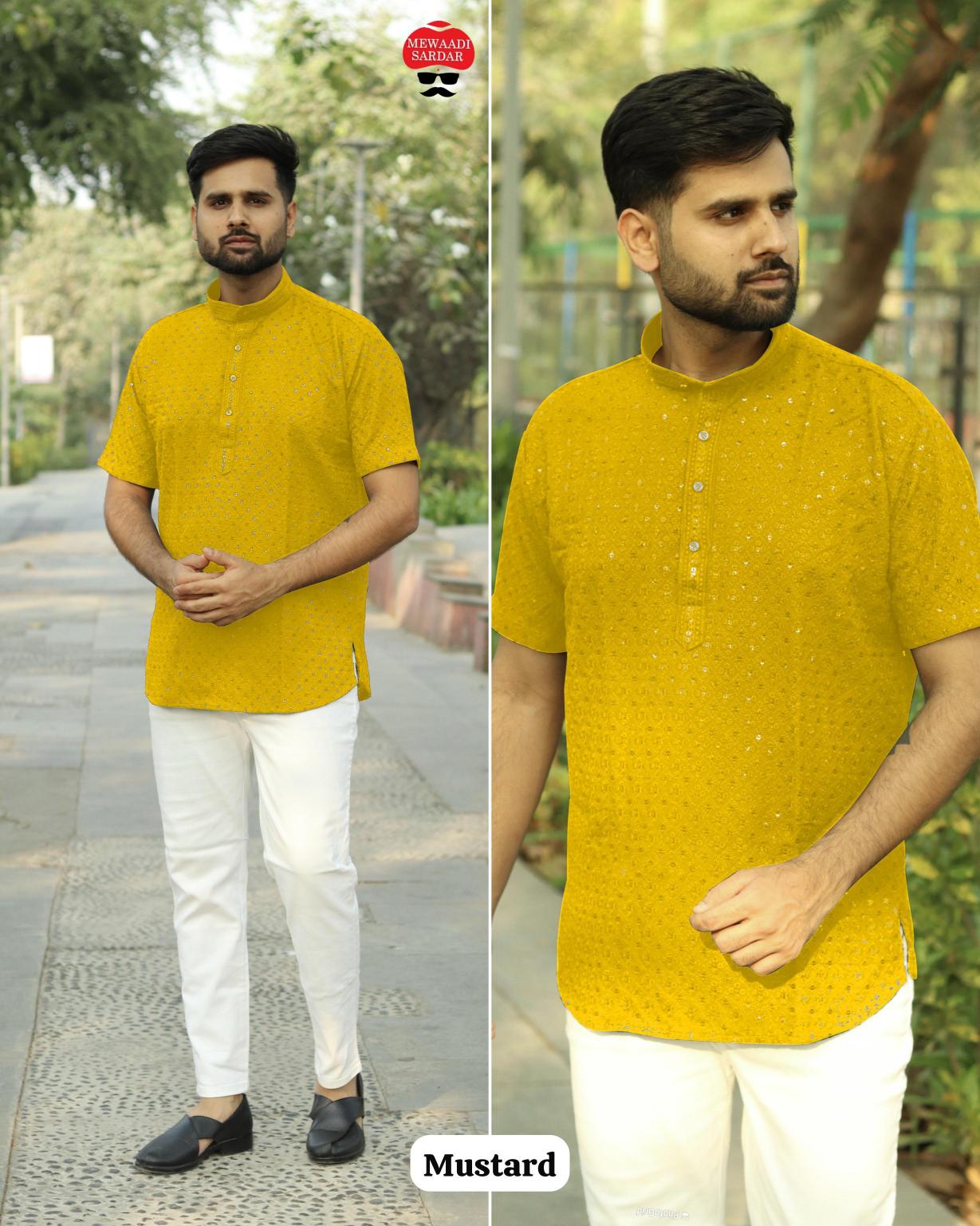 Mewaadi Sardar Chikankari Catalog Rayon Short kurti catalogue ahmedabad
