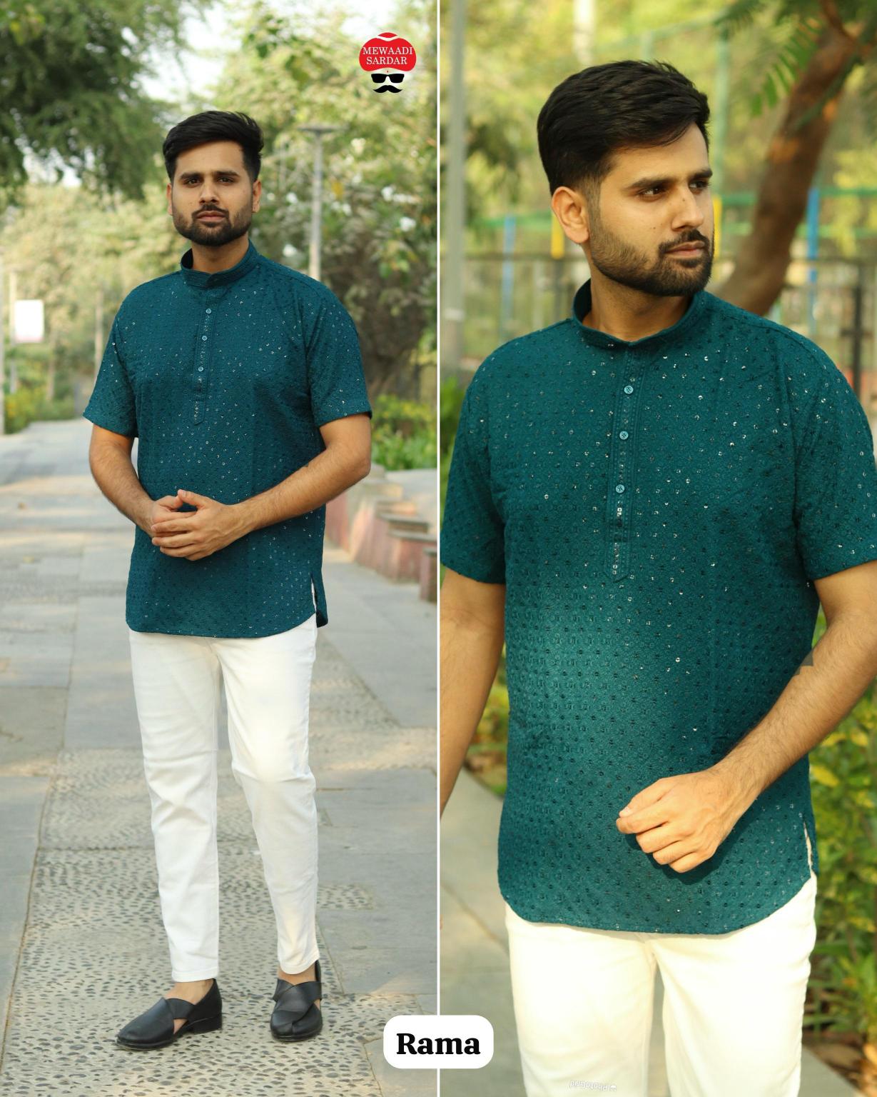 Mewaadi Sardar Chikankari Catalog Rayon Short kurti catalogue ahmedabad
