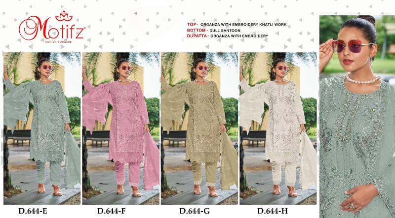 Motifz 644 EFGH Catalog pakistani suits in bangalore