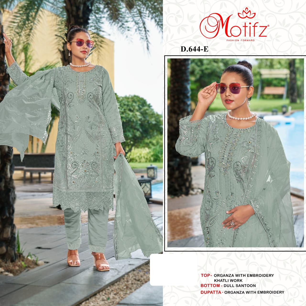 Motifz 644 EFGH Catalog pakistani suits in bangalore