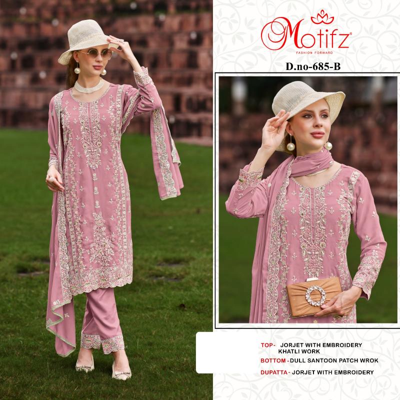 Motifz 685 Georgette pakistani suits online
