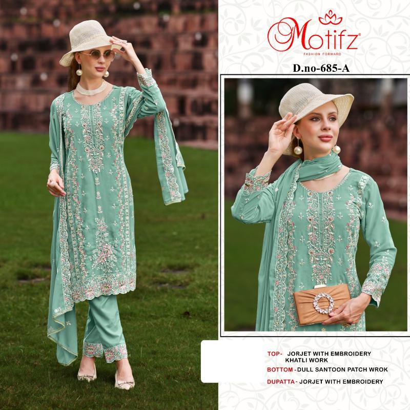 Motifz 685 Georgette pakistani suits online