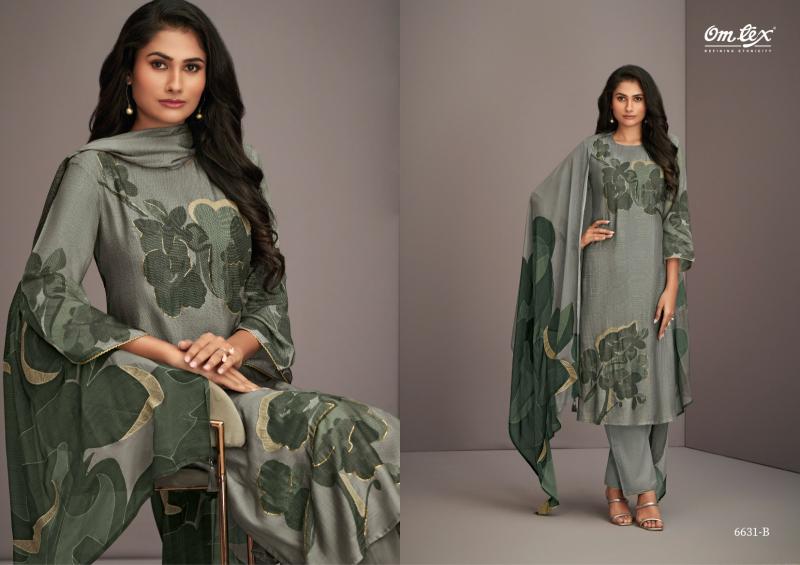Omtex Dania catalog wholesale unstitched salwar kameez material in bangalore