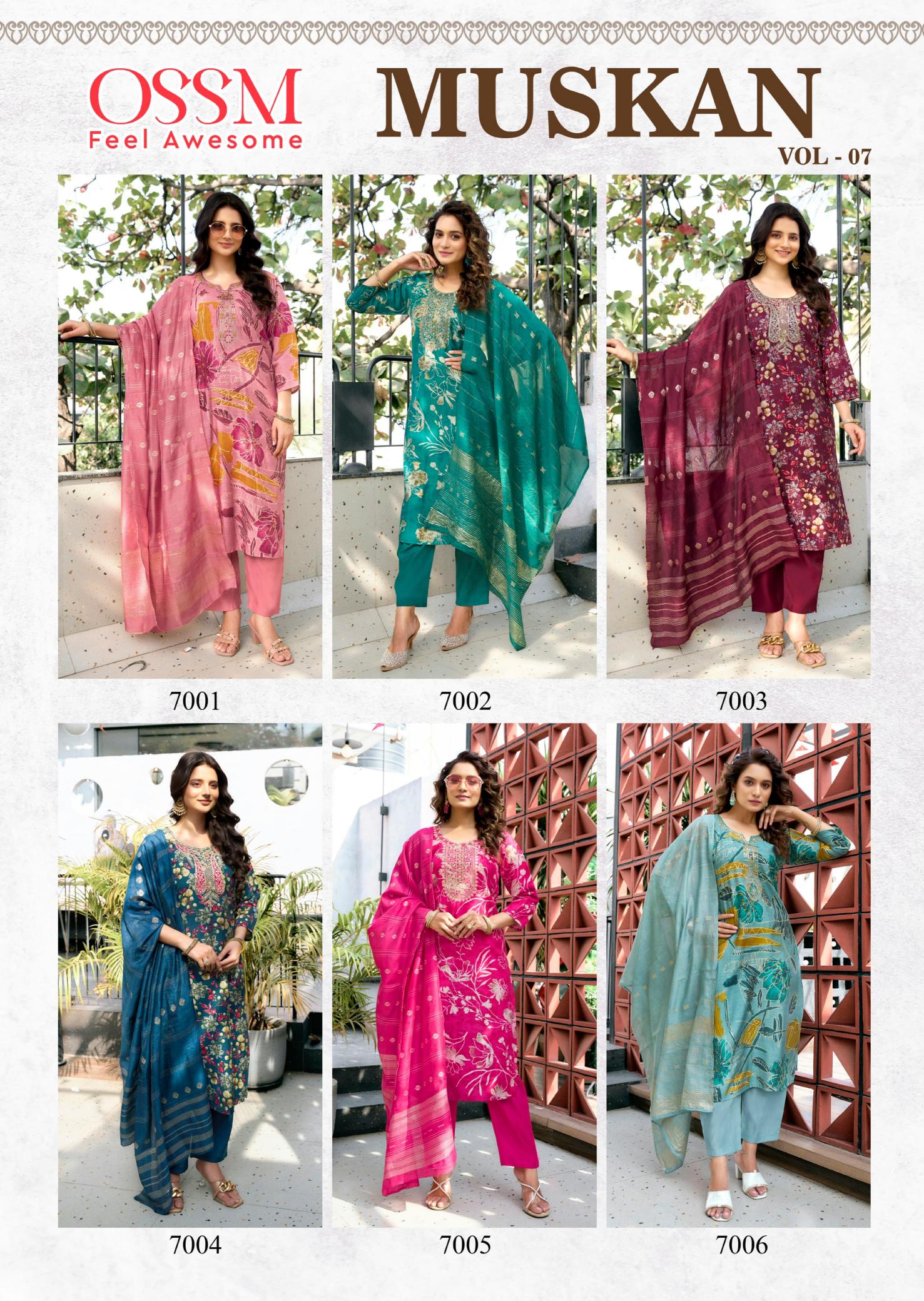 Ossm Muskan Vol 7 wholesale kurtis online bangalore