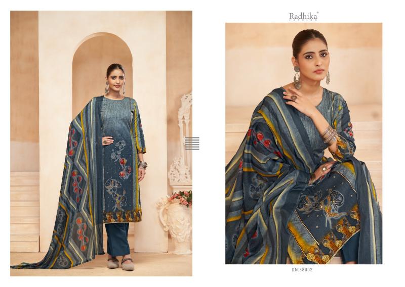 Radhika Azara Avnee Catalog Lawn cotton dress materials wholesale india