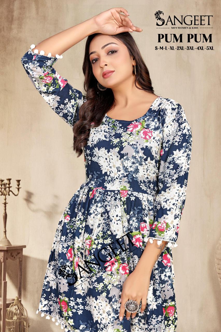 Sangeet Pum Pum Catalog online top kurti selling brands in india