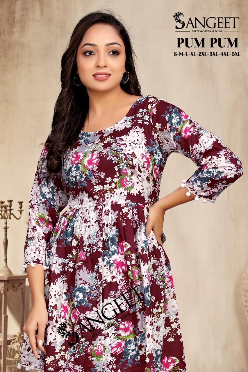 Sangeet Pum Pum Catalog online top kurti selling brands in india
