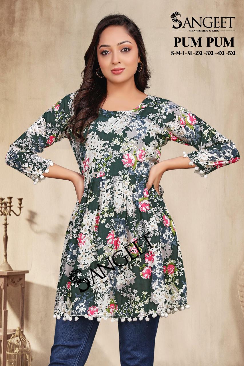 Sangeet Pum Pum Catalog online top kurti selling brands in india