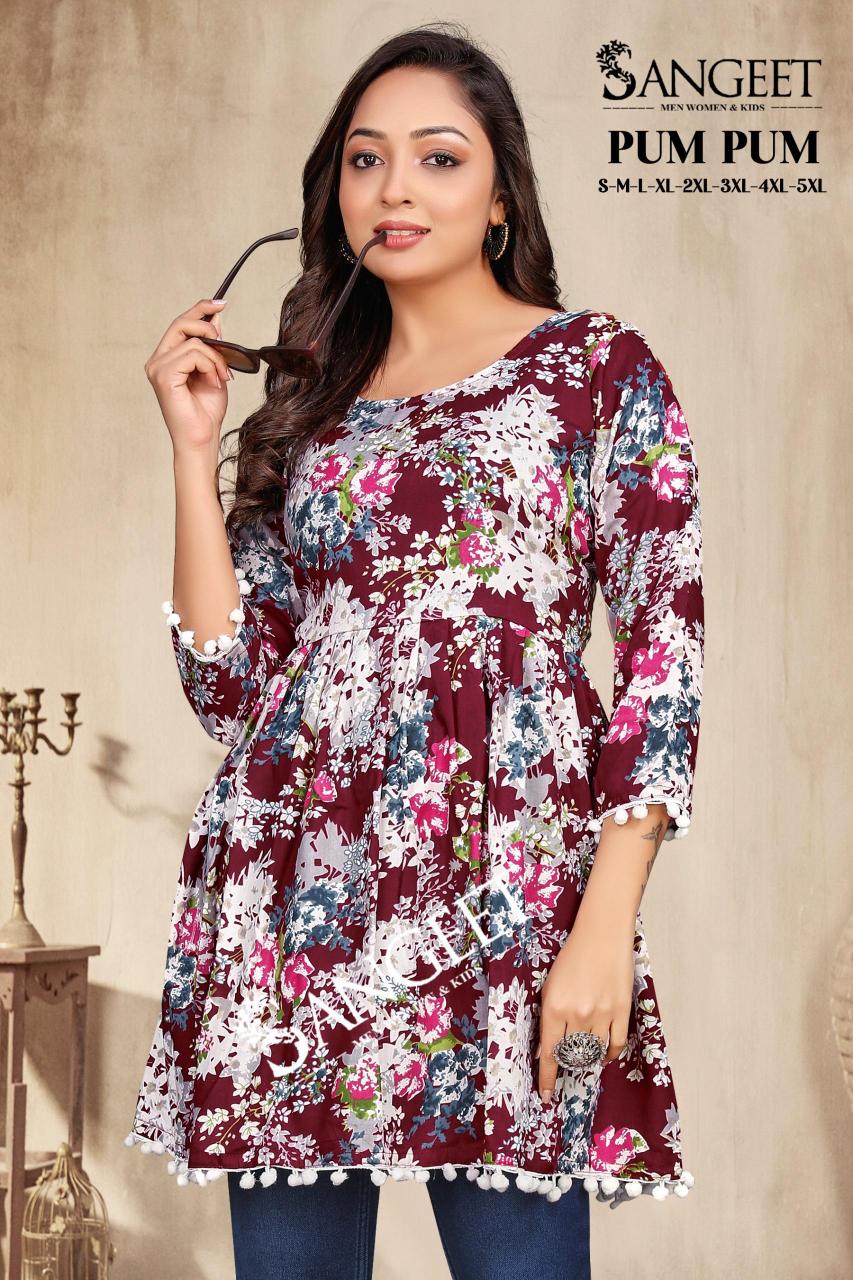 Sangeet Pum Pum Catalog online top kurti selling brands in india