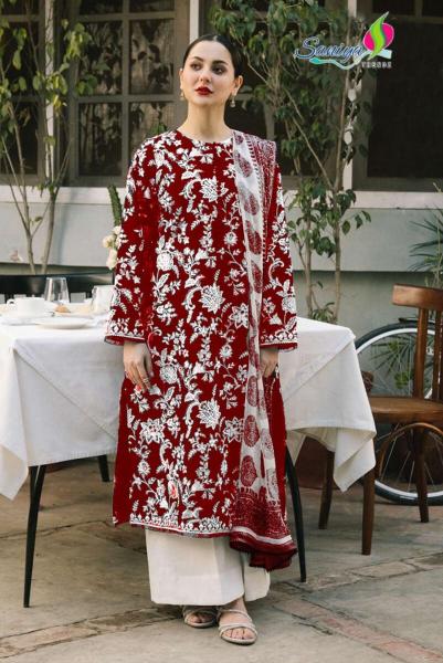 Saniya 7117 A To D Pakistani Suits Wholesale Catalog