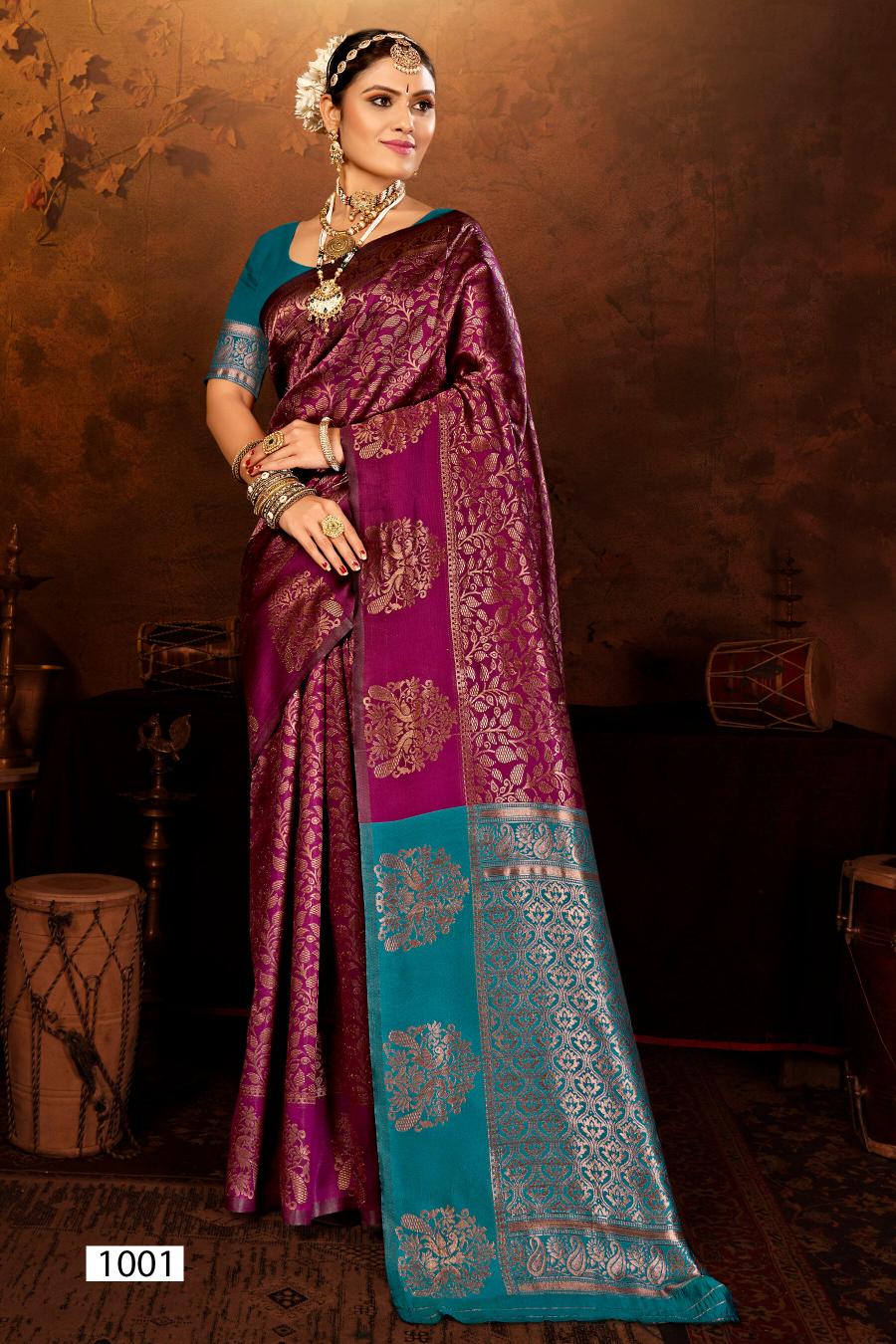 Saroj Khazana Silk vol.1 soft silk  saree in surat with price wholesale