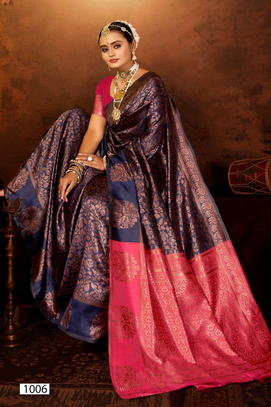 Saroj Khazana Silk vol.1 soft silk  saree in surat with price wholesale