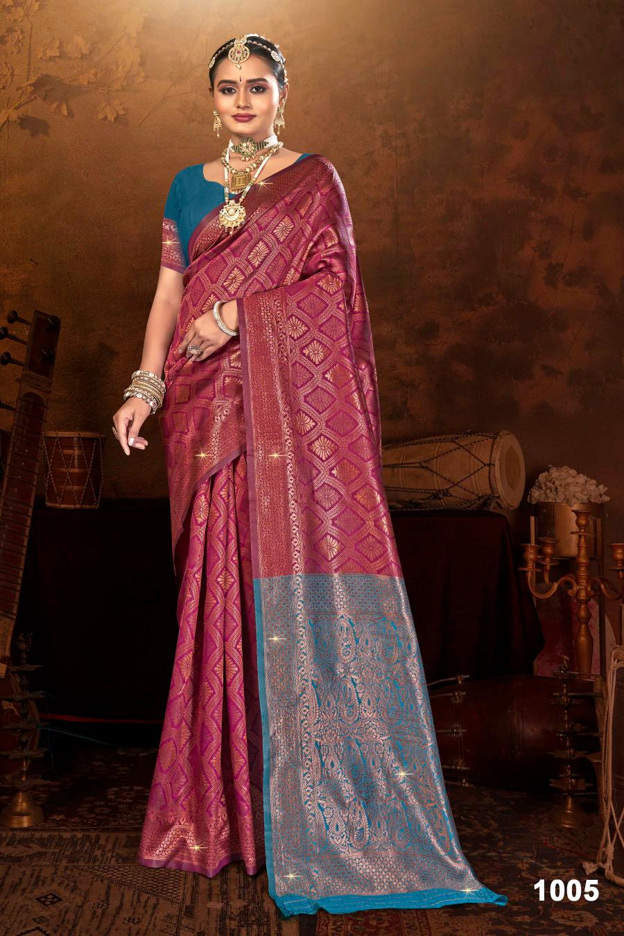 Saroj Khazana Silk vol.3 soft silk  saree in surat with price wholesale
