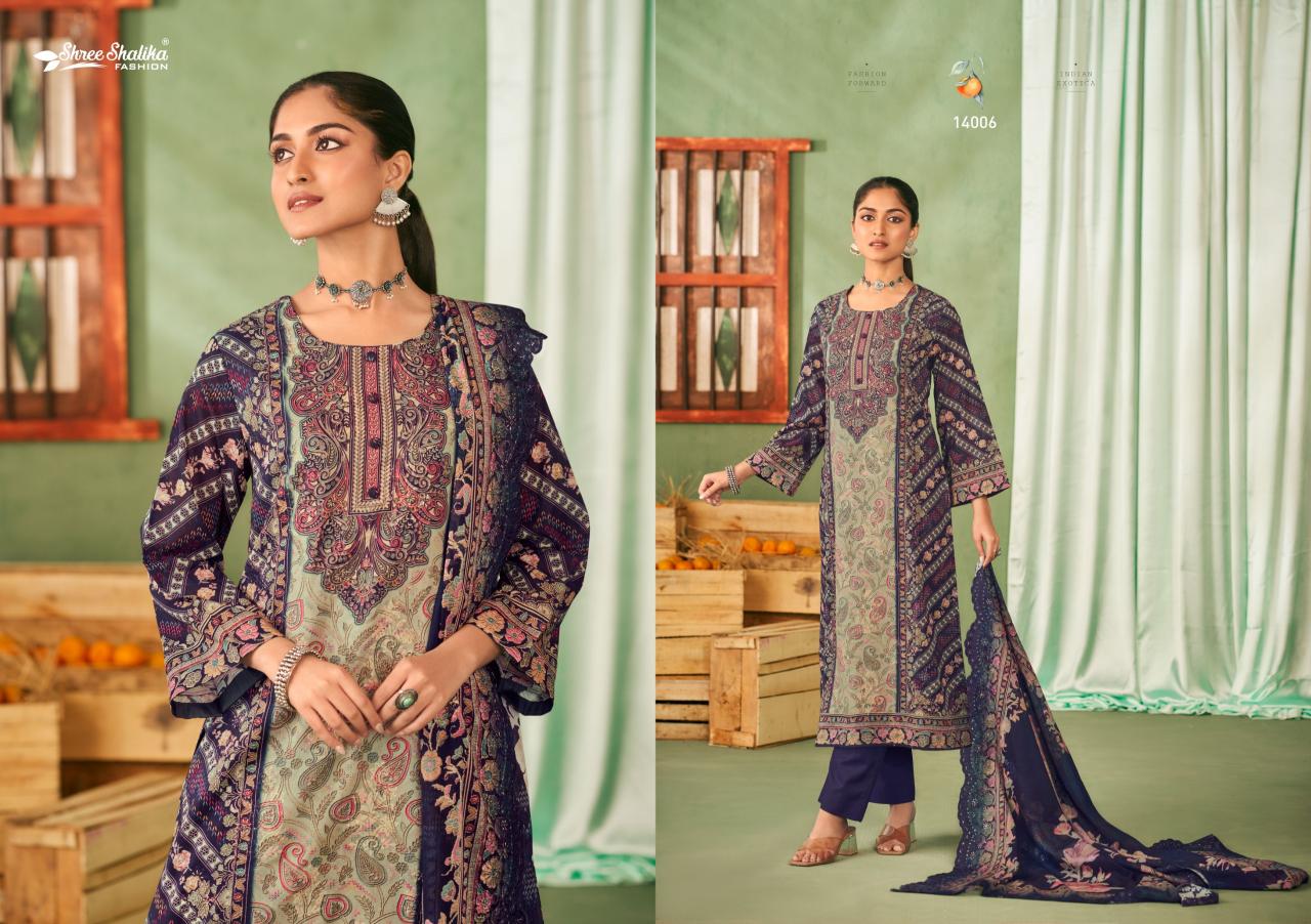 Shree Shalika Mannat Vol 14 Catalog unstitched salwar kameez wholesalers in mumbai