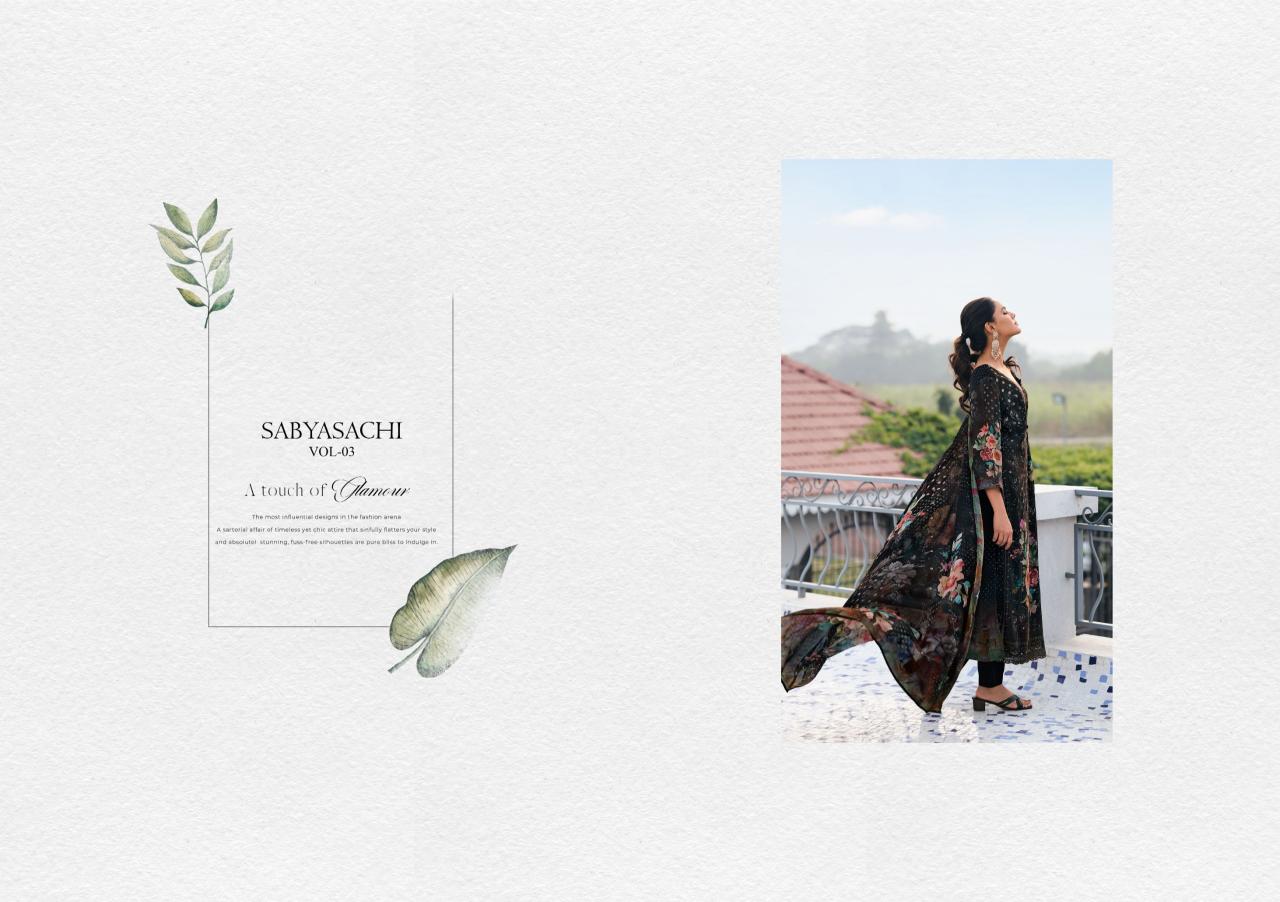 Shree Shalika Sabyasachi Vol 3 Salwar Kameez Wholesale Catalog