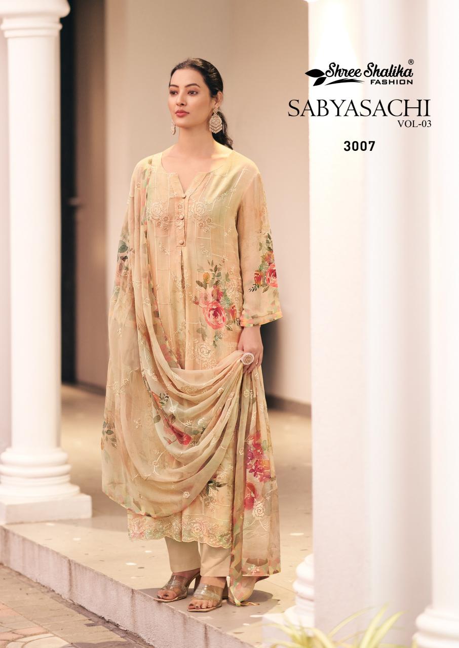 Shree Shalika Sabyasachi Vol 3 Salwar Kameez Wholesale Catalog