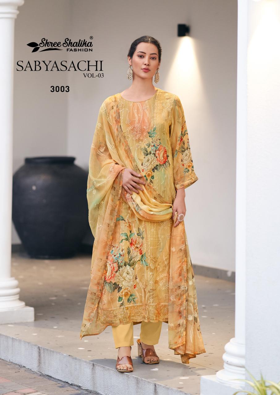 Shree Shalika Sabyasachi Vol 3 Salwar Kameez Wholesale Catalog