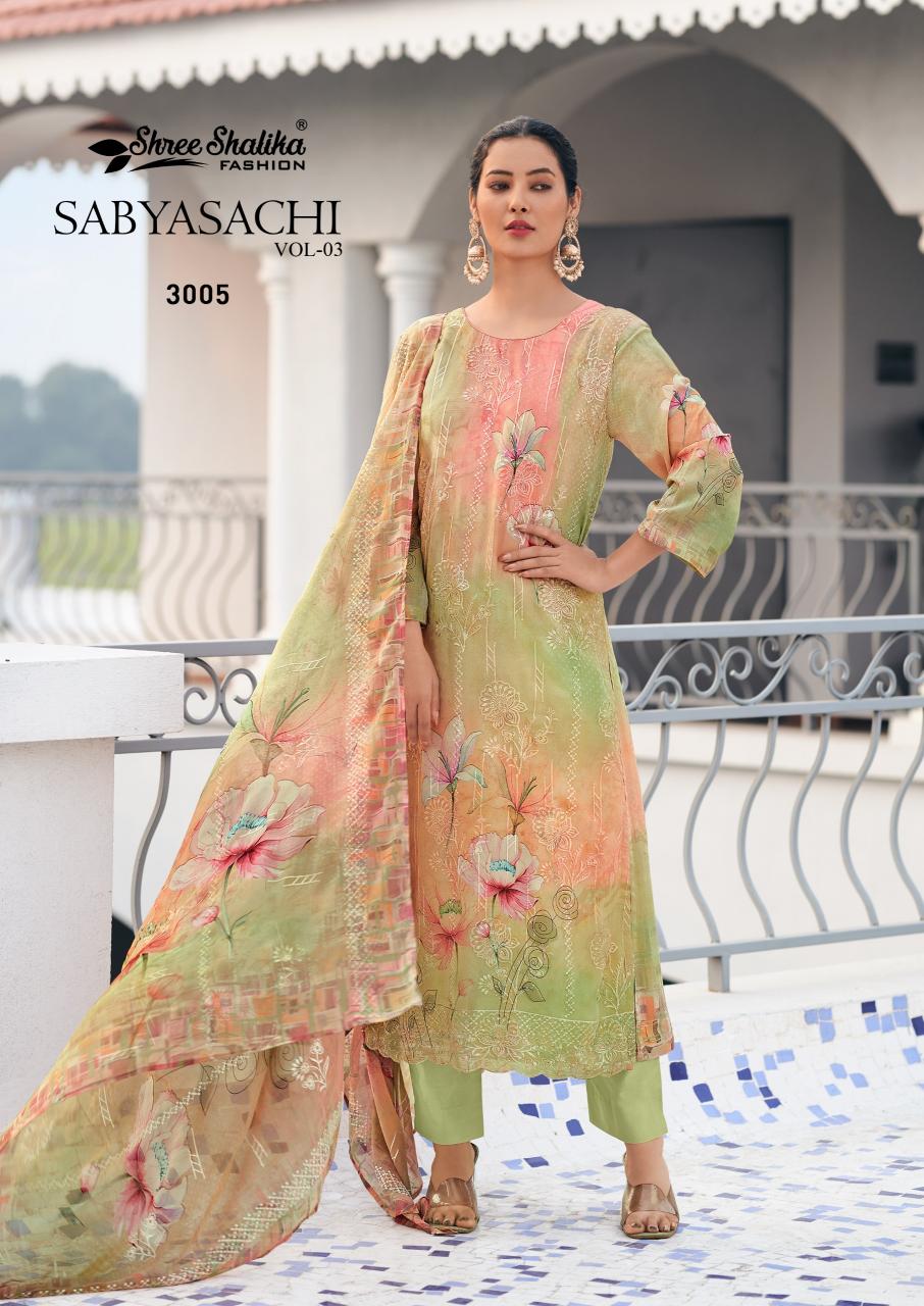 Shree Shalika Sabyasachi Vol 3 Salwar Kameez Wholesale Catalog