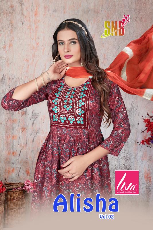 SNB Alisha Vol 2 catalogue kurti design