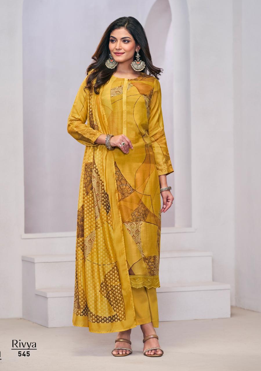 T&M RIvya Catalog salwar kameez material wholesale