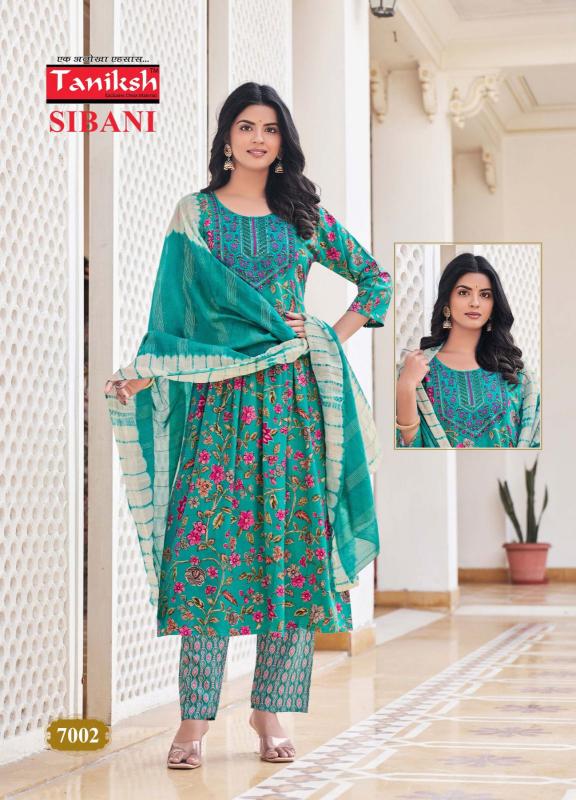 Taniksh Sibani Vol 7 fab india kurti dupatta