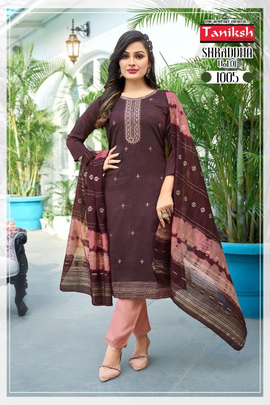 Tanishk Sharddha Vol 1 Catalog Embroidery Work Wholesale Catalog