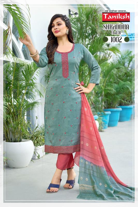 Tanishk Sharddha Vol 1 Catalog Embroidery Work Wholesale Catalog