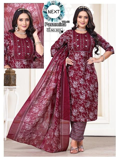 Trendy Pashmina Vol 3 indian cotton kurtis online uk