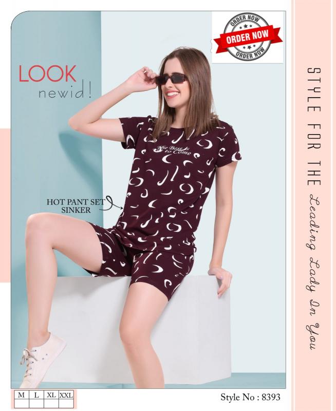 Trendy SHORTS 2PC VOL.BN 585 Catalog Print Night Suit Shorts